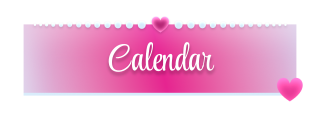 Calendar Panel from Be Mine Panels Theme.